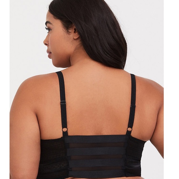 Black Ladder Lace Bralette - Picture 2 of 3